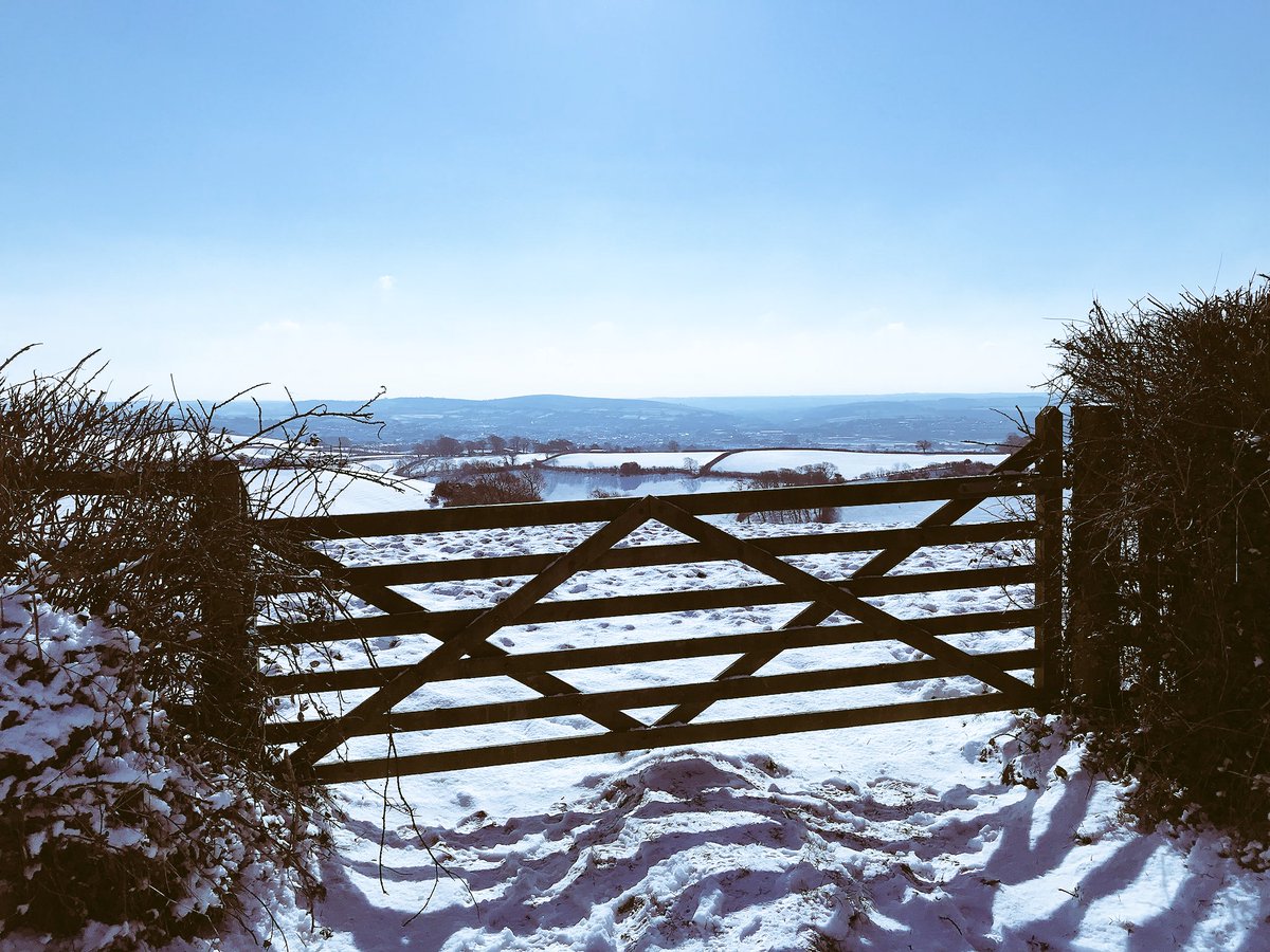 b_j_d_w's tweet photo. A winters day in Prixford earlier this week #BeastFromTheEast #NorthDevon https://t.co/UHokwJOhp2