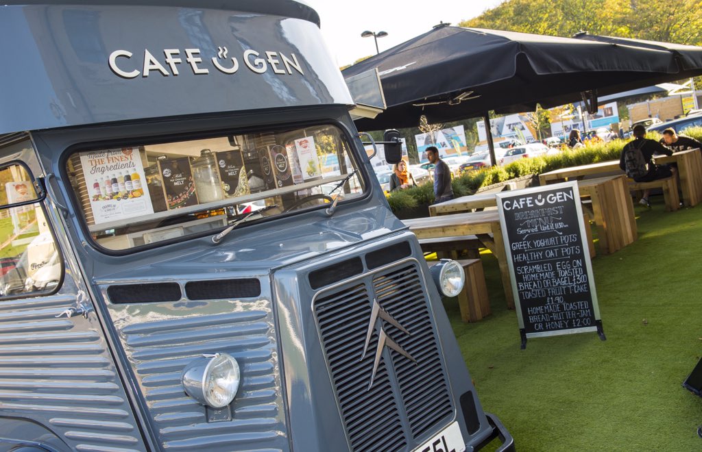 PushkinCreative's tweet photo. Logo design for the Cafe Gen van down at @FoxValleySheff #design #logo #sheffield #citroen #cafe https://t.co/azWjQa5tHU