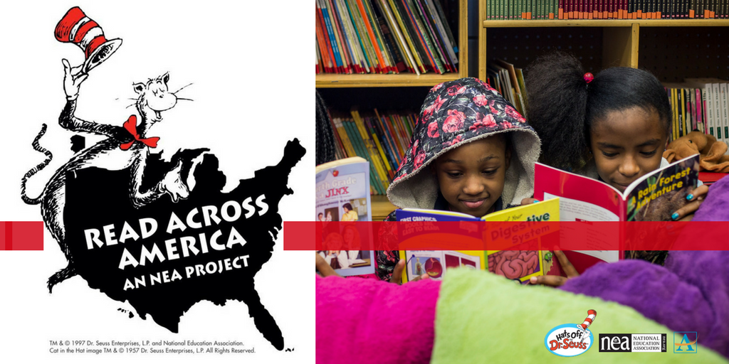 It's #ReadAcrossAmericaDay! We are so excited to join the nationwide celebration of reading and Dr. Seuss's birthday! Oh the places we'll go today! Stay tuned!