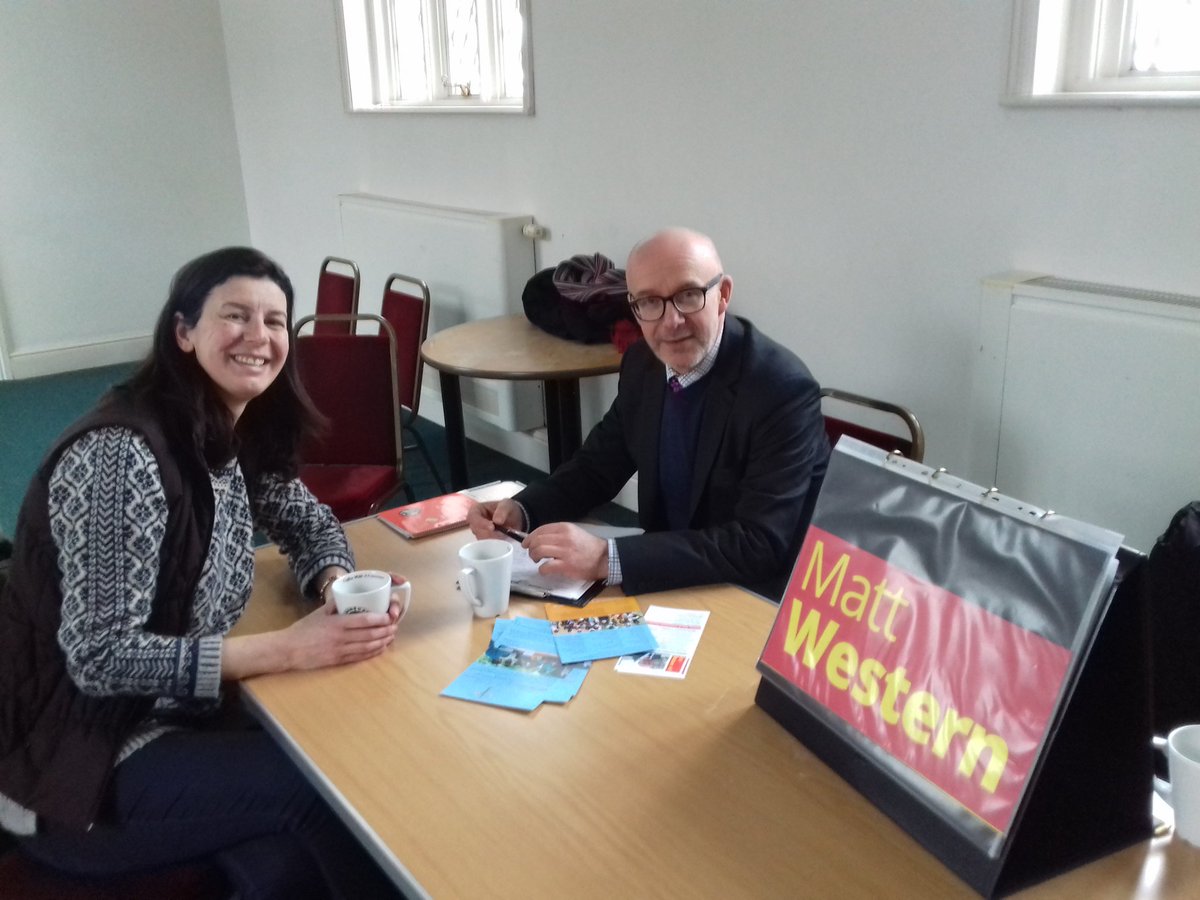 MattWestern_'s tweet photo. Excellent to hold my latest drop-in surgery at @StMargCentre today. I hold drop-in pop-up surgeries all around the constituency, no appointment is necessary. If you have any other concerns, please email 'matt.western.mp@parliament.uk' or ring 01926 882006 #meetmatt https://t.co/i1It04xP0T