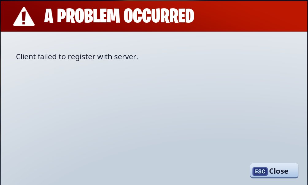 Hugo_brander's tweet photo. @FortniteGame Does anyone know a fix? I can't play. https://t.co/MT8hHAYjrd