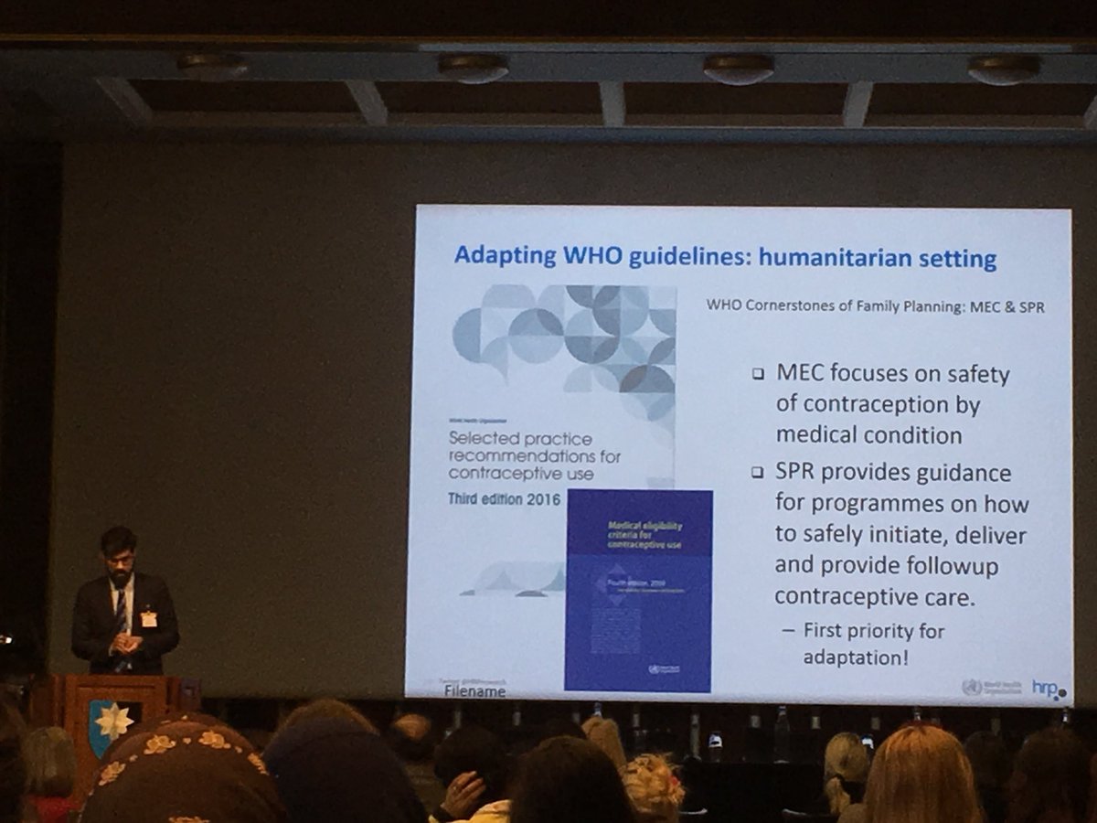 gillianleemckay's tweet photo. @WHO is testing a context-adaptable tool for #familyplanning service provision that considers #needs, #methodmix, #staffcapacity, and #supplychain in #humanitarian settings @khosla_rajat @RCObsGyn #iwd2018 #rcog https://t.co/RPSbSWFqzQ