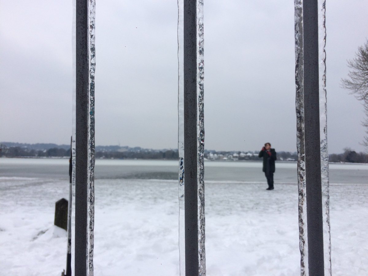 Lovely ice formations today #snowday