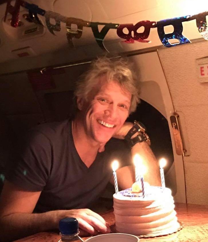 Congratulations!
HAPPY! 56th! BIRTHDAY!
Jon! Bon! Jovi! Sweeet! Way! Cool! 
Aaaay!  