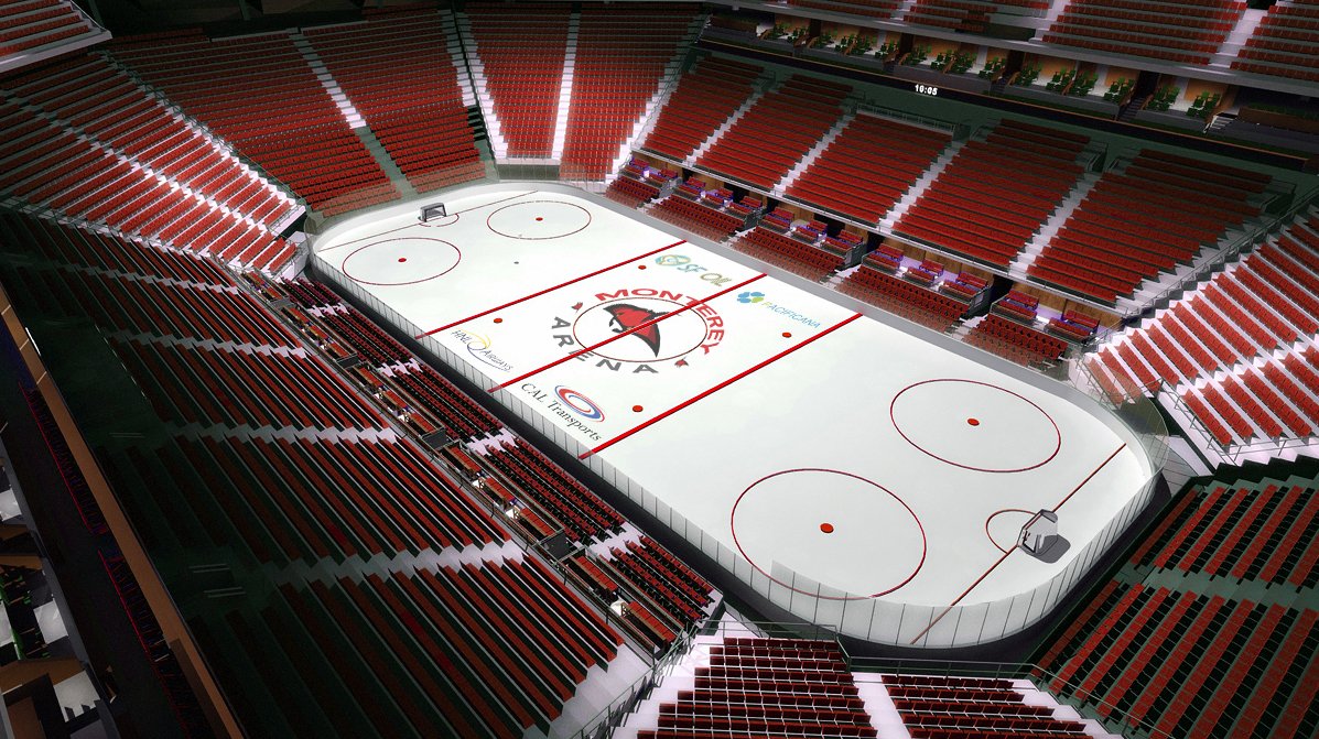 MontereyRays's tweet photo. Die Innenarbeiten in der Monterey Arena stehen kurz vor dem Abschluss. An einem pünktlichen Einzug des neuen Franchises zweifelt keiner mehr. Ein richtiges Schmuckkästchen, oder? #RaysYourHands #EZMTalk https://t.co/WrBkszLCCm