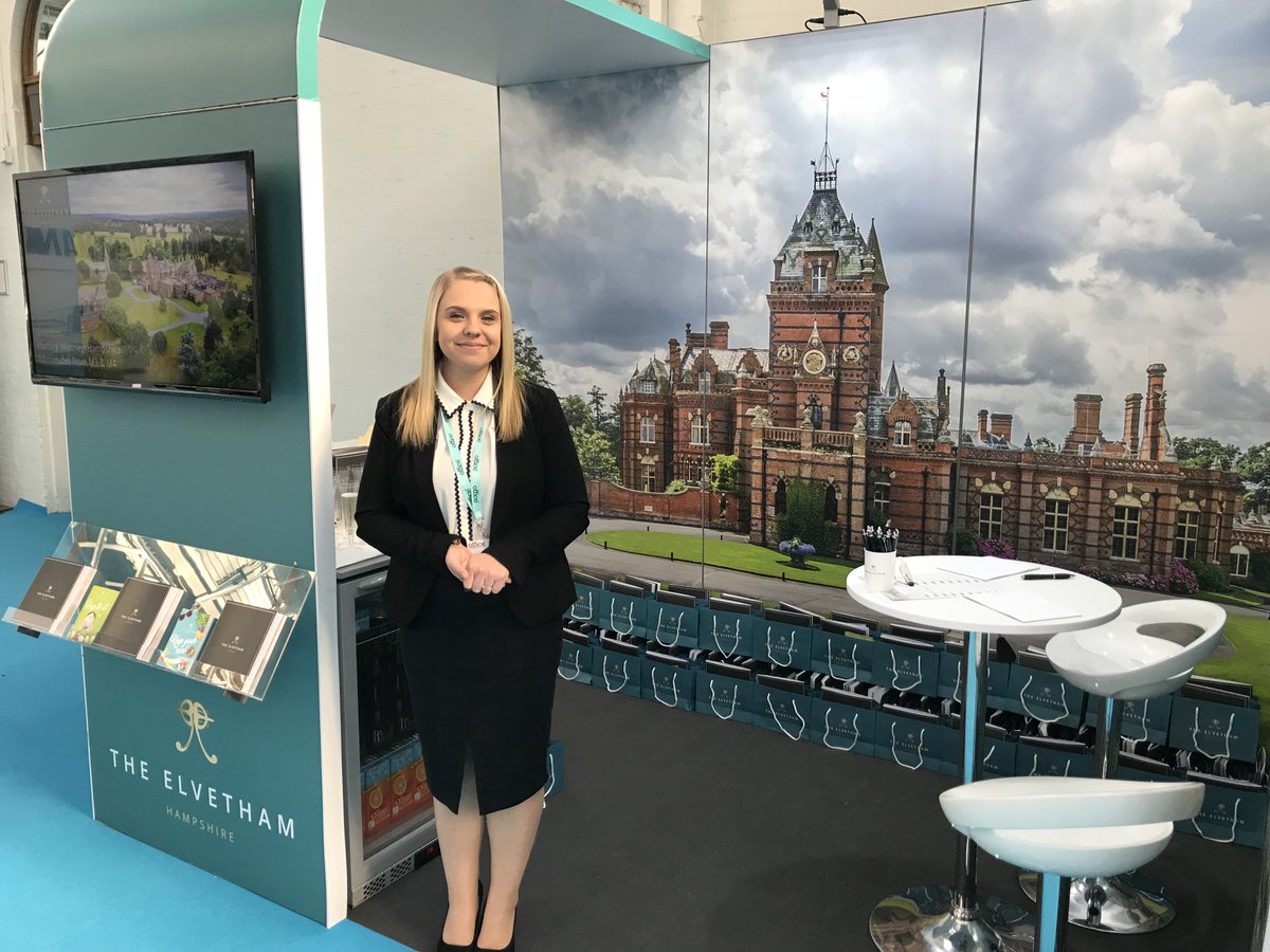 ElvethamHotel's tweet photo. Great couple of days @officeshow 2018! Thanks to all those who braved the weather and popped by our stand to chat! #eventprofs #eventschat #meetings #Hampshire #office18 https://t.co/rQWN0xuQ9c