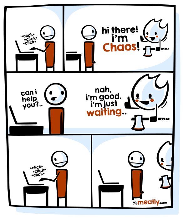 themeatly's tweet image. Things are going well. Too well.   (¬_¬&quot;)