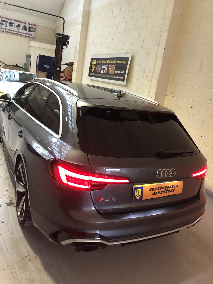 EnigmaAudio's tweet photo. Audi RS4 B9 Quattro Safety and security treatment.
@AutowatchUK h #ghost #immobiliser @MetaTrakUK  #cat6 #gpstracker #targetBlueye #laser-track @Thinkware #thinkwaref800pro #f800pro #laserjammer #tetra #witnesscamera #safety #security  @EnigmaAudio @Audi @AudiUK https://t.co/q5lFRdjiyr