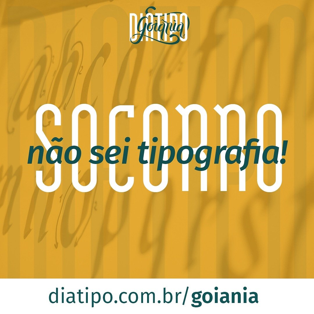 DiatipoGyn's tweet photo. “SOCORRO! Eu não sei nada de tipografia!”
Não tenha medo e nem entre em pânico. Inscreva-se no maior evento de tipografia do Brasil!
https://t.co/UZAVk2tqGc
#DiaTipoGyn #DiaTipoGoiania #DTGyn #Tipografeed #tipografia #goiânia #tiposlatinos #bienaltiposlatinos #BienalTL #TLGyn https://t.co/M6mTm2kMFY