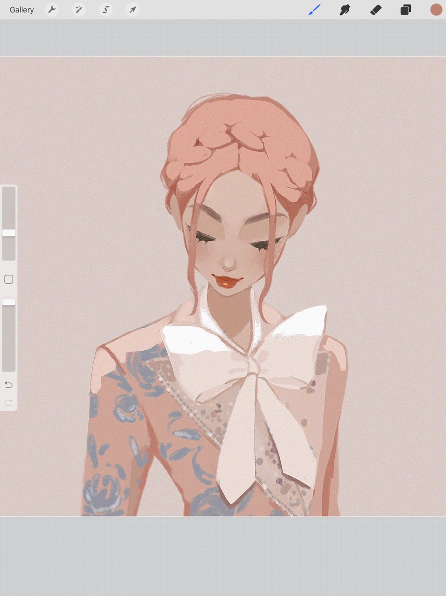 Punziella's tweet photo. sketching while babysitting 🧡 https://t.co/lqzw7nm66t