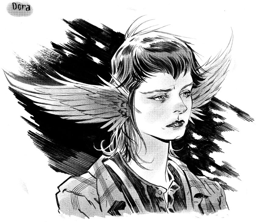 Let me share some art. This is one of my favorites studies for the Sandman Universe! In love with this character. #SandmanUniverse 