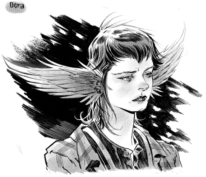 Let me share some art. This is one of my favorites studies for the Sandman Universe! In love with this character. #SandmanUniverse 