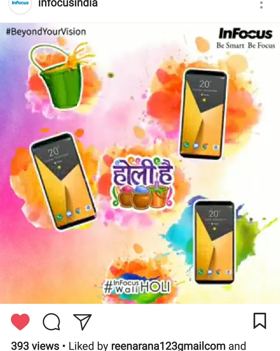 dadofbonhisha's tweet image. #InFocusWaliHoli #InFocusVision3 #InFocusVision3s #BeyondYourVision #HappyHoli