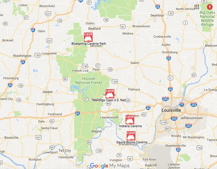BEST thing happening on my itinerary in March? 5 Letters. 4 Places. C.A.V.E.S. What #Adventure is BELOW Ground in <a href="/VisitIndiana/">Visit Indiana</a>?  - <a href="/SqBooneVillage/">Squire Boone Village</a> <a href="/marengocave/">marengo cave</a> <a href="/IndianaCaverns/">Indiana Caverns</a> &amp; Bluespring Caverns! #roadtrip #VisitIndiana indianacavetrail.com