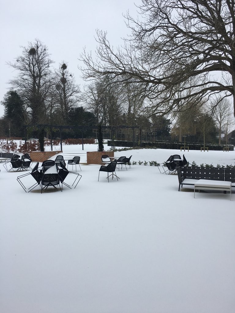 TheSudburyHouse's tweet photo. Our patio looking pretty ❄️ https://t.co/zVsPOLfwMv