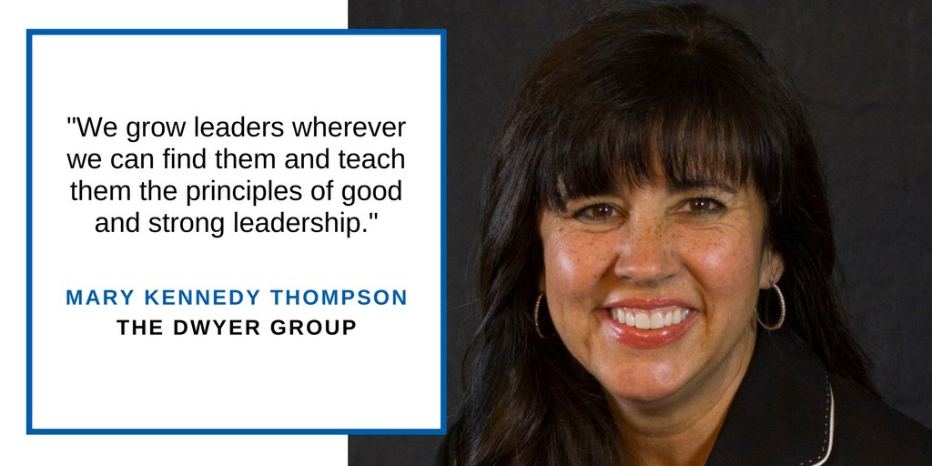 When it comes to managing 12 different franchise brands, <a href="/DwyerGroup/">Vivians Selling Florida</a> COO Mary Kennedy Thompson says leadership plays a key role. #FranchiseFriday