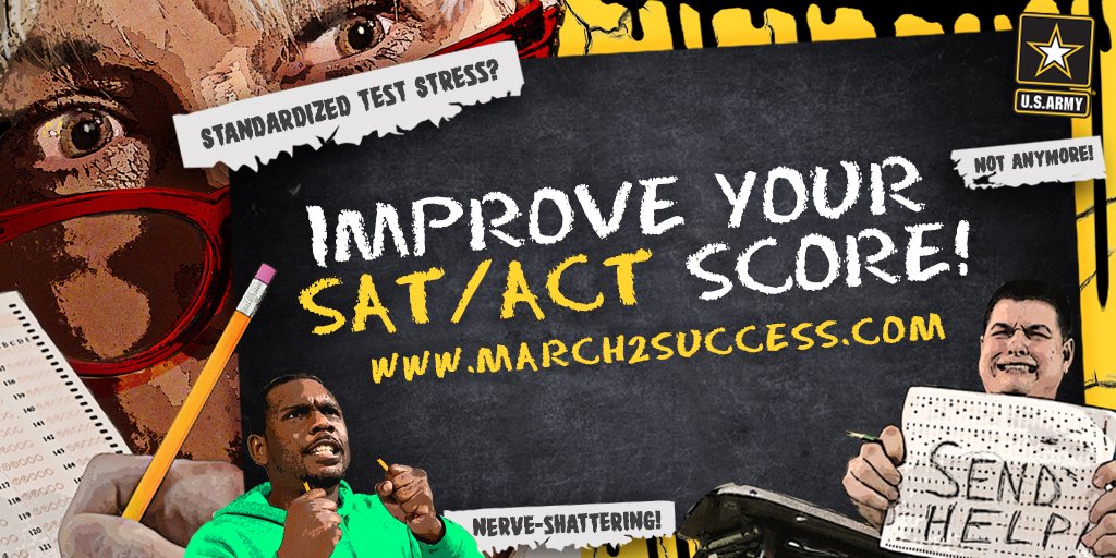 usarec's tweet photo. Do you know about https://t.co/7EPpnCfnkM? It's a completely free, no-strings-attached program offered by the #USArmy that helps individuals prepare for standardized tests and brush up on some skills in high school math and English.  #DontSettle4Cs #TestSkills #ArmyTeam https://t.co/ozRszUwQ3w