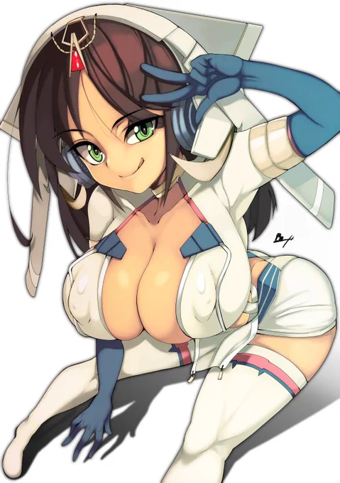 描いたらログボで水着が当たると聞いて!(ちょいエロ)
#アリスギア #アリスギアアイギス 
