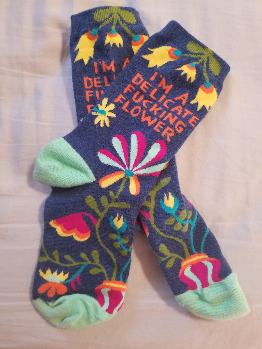 MamaJill00's tweet image. A great pair of socks makes for a great day!  #NewSocks #DelicateFlower #SometimesISwear