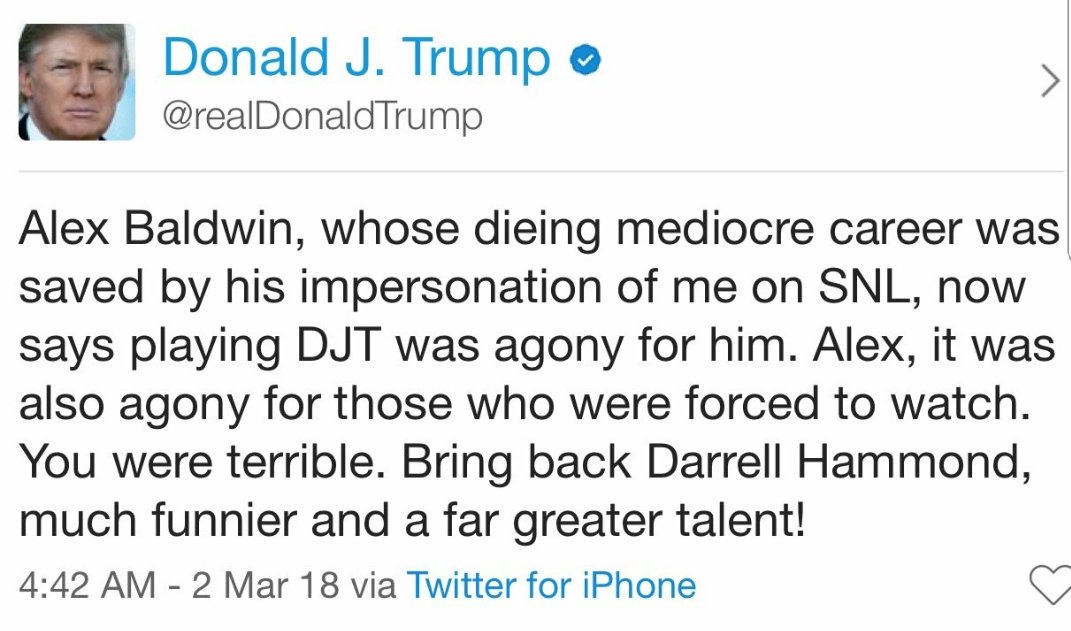 mmpadellan's tweet photo. .@@realDonaldTrump:

1. It's Alec Baldwin, not Alex Baldwin.
2. It's dying, not dieing. (Seriously?!)
3. What's even MORE alarming than your "really good brain" with "the best words" flubbing a 4th grade level word? Putin *nuked* Florida in a video yesterday, you said NOTHING. https://t.co/474ZAjSr4j