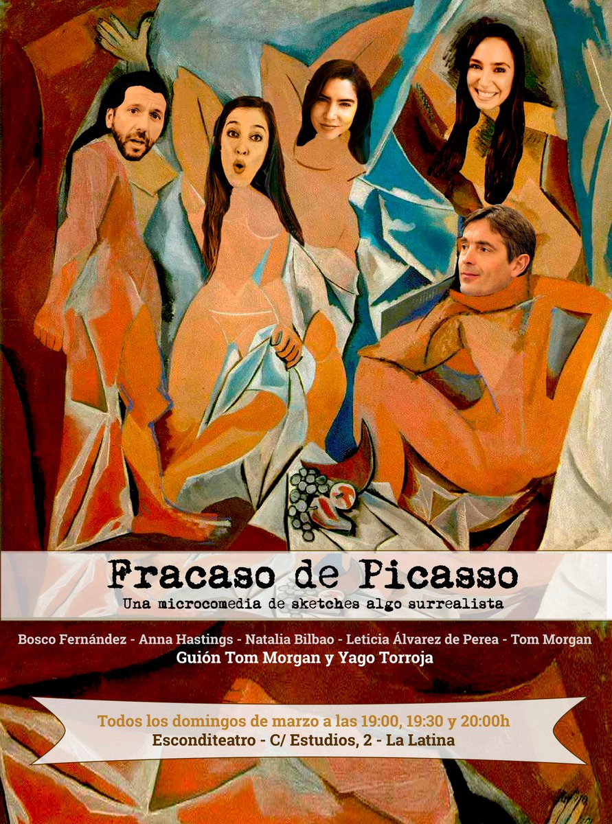 LeticiaAlvarezL's tweet photo. Hoy es... ¡VIERNES! Qué mejor día para reservar tu plan de domingo perfecto y garantizar un #finderedondo. #Microteatro en #LaLatina a las 19:00 - 19:30 y 20:00h. ¡Se va a liar! @elesconditeatro Reservas: https://t.co/f2v50G5X1U https://t.co/NR45njck29