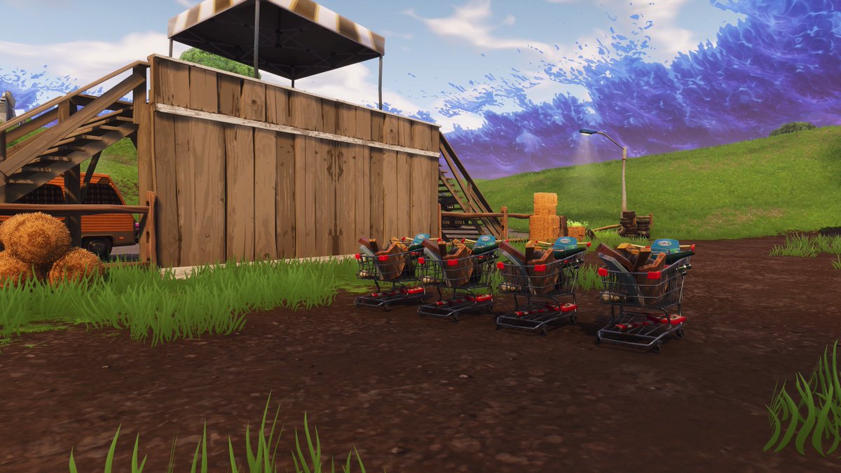 FortniteBR's tweet photo. NEWS: Shopping carts to become usable vehicles in an upcoming patch? https://t.co/yQoXjUHIft https://t.co/3a6M0lfdYb
