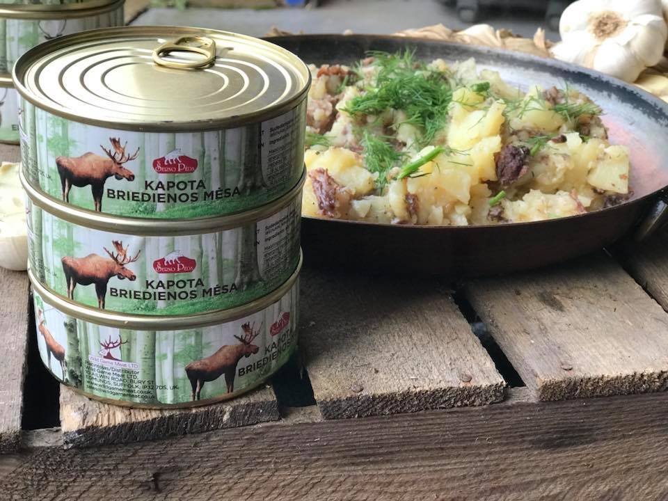wildgamemeat's tweet photo. Hey guys! 🤗
Whats in your pan today ? 🌶🍳
Chopped red deer and elk canned meat coming soon to our online shop
💥 https://t.co/pOLTv5QrAz