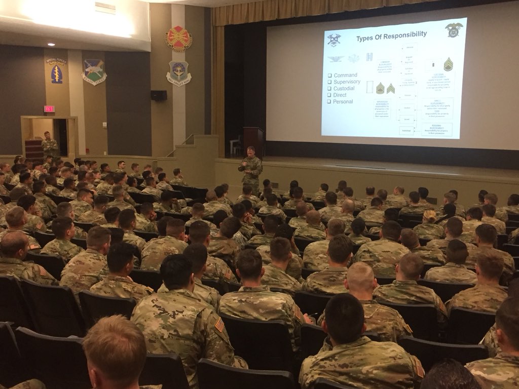 4_23_IN's tweet photo. Command Supply Discipline Program LPD Series kicked off yesterday with an all day event targeting Co CDRs but establishing a base of knowledge for the youngest Tommies. Thanks to @LancerBrigade for the BOI from the PBO, BCT JAG, and L6! #TomahawkProD https://t.co/azyN4GAVdm