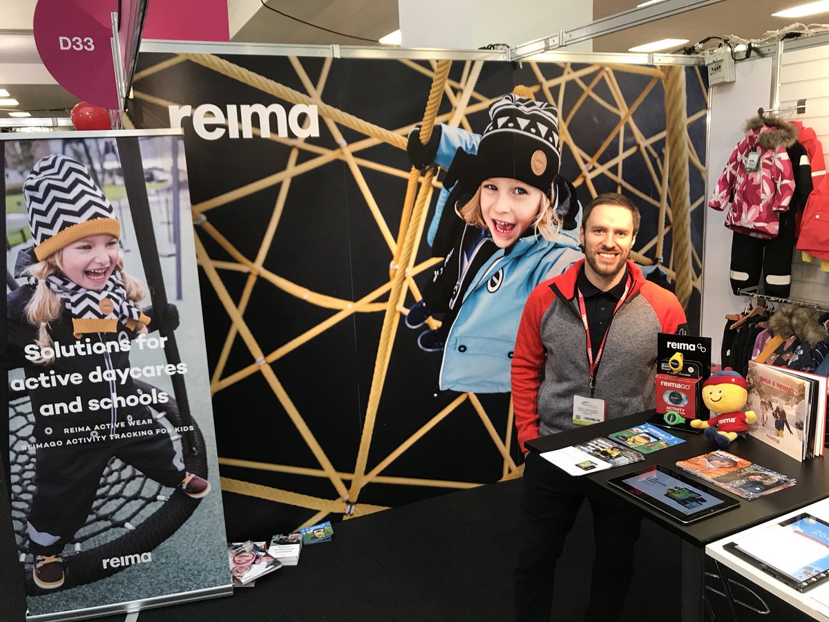 mikkolinnaluoma's tweet photo. ReimaGO solutions for active daycares and schools. Welcome to Childcare expo London 2.-3.3. #reimakid #reimago #activewear #joyofmovement @Reima_official https://t.co/DreWoNLvR4