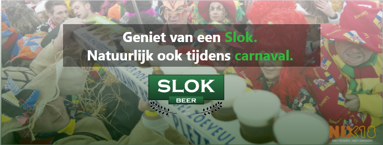 SlokBeer's tweet photo. Ook tijdens carnaval geniet je natuurlijk van @SlokBeer! Retweet deze tweet en laat weten ons weten met wie jij gaat carnavallen om kans te maken op leuke prijzen! #SlokBeer #Dutch #Carnaval https://t.co/zWc8NDEBKc
