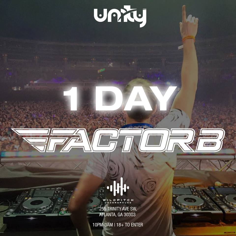 💥 1 MORE DAY until <a href="/Factor_B_Music/">Factor B</a> will show #ATL some #propertrance <a href="/WildPiTcH/">WildPiTcH UndRGrounD</a> 

📣📣We will say CONGRATS to 2 lucky fans this afternoon....will one of them be you???   See the pinned post on the event page to enter: bit.ly/unitypresfacto…

🙌😎🎉

Tix: bit.ly/unitypresfacto…