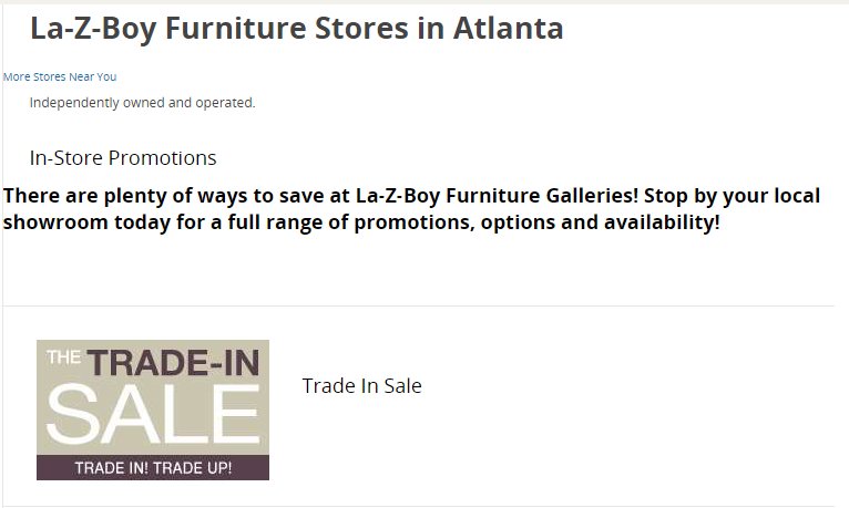 Furniturecore On Twitter Lazboy Great Promotion Trading In Old