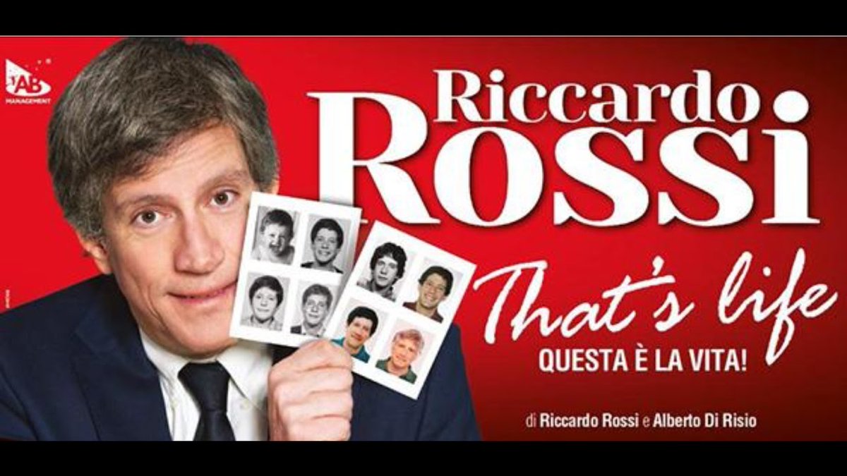 CultureVdA's tweet photo. #2marzo #stasera alle 21,00 sul palco del #TeatroSplendor di #Aosta la pungente comicità e l'ironia travolgente di @RiccardoRossi nell'one-man-show "That's Life!-Questa è la vita!" https://t.co/bo6qlmRF54