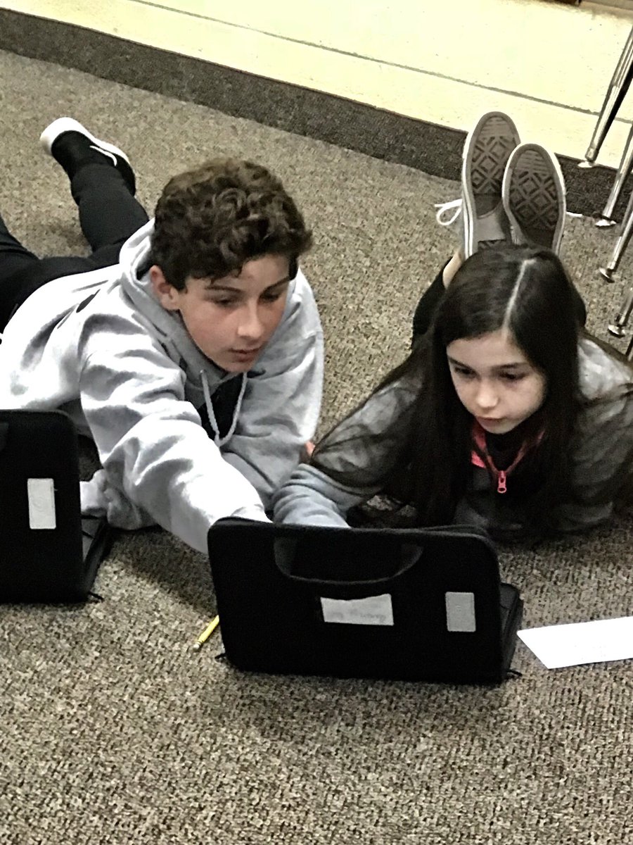 mbullard's tweet photo. Teams 1 & 9 are using their 4 C’s to solve a Read Across America digital BREAK- OUT! #LR5Reads @HutchJLH @CRISCougars https://t.co/KnLMlqMnMz