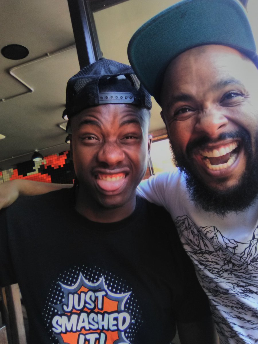 Boyas112's tweet photo. The staff here are #NotNormal. Just like me. 😂🤣😂🤣
Love his t-shirt. #JustSmashedIt
I highly recommend @rocomamas to everybody #SmashList Awesome Burger Joint https://t.co/nN6zxEb3NV
