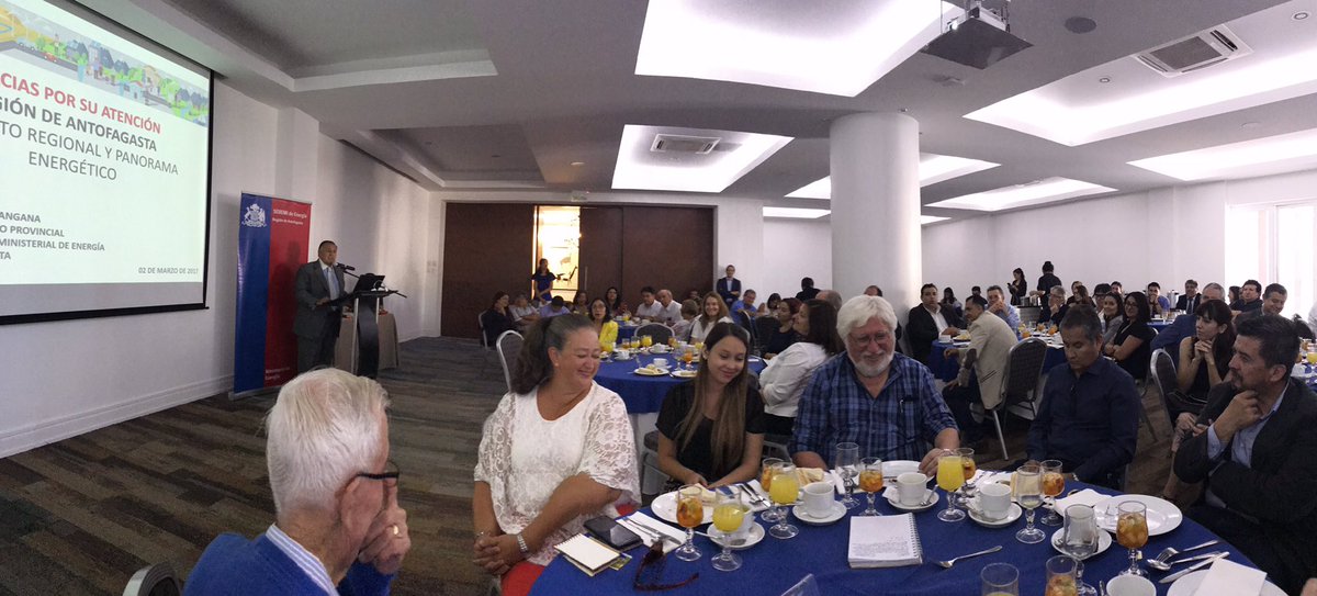 Participando en Cuenta Anual 2018 <a href="/SeremimineriaA/">Seremi Minería Antofagasta</a> #Antofagasta <a href="/MinEnergia/">Ministerio de Energía</a>