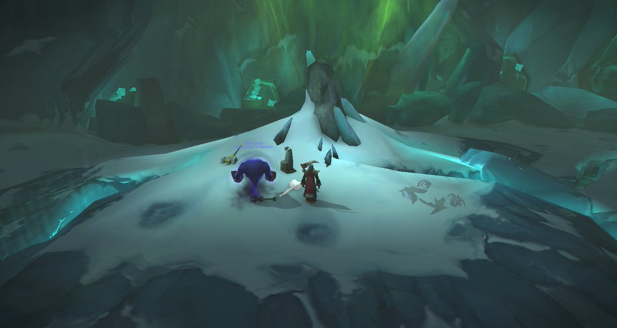OptikRise's tweet photo. Pretty sure @ChristieGolden wrote #Arthas while her main was 'parked' here... #FrostmourneCavern #Dragonblight https://t.co/vXXssTol64