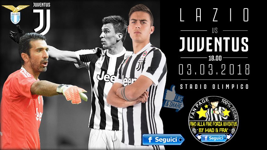 FraMad3's tweet photo. #SerieA #Stadio #Olimpico #LazioJuve #LazioJuventus #Sabato #Saturday #FinoAllaFine #ForzaJuve #3punti https://t.co/0o0OgHo5Y8