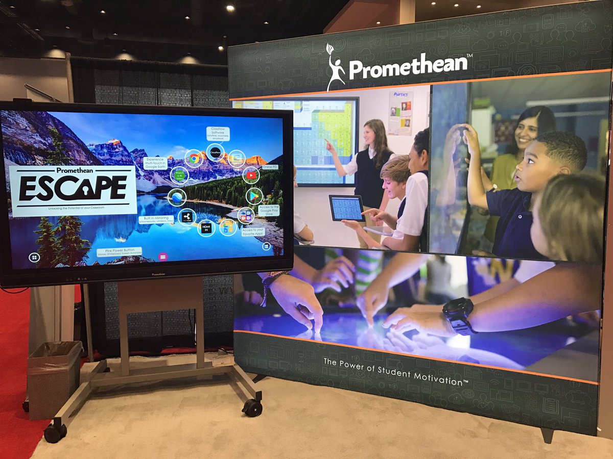 KatieProPD's tweet photo. @learnpromethean strongly representing at #ncties18 https://t.co/L5OKbk3G2a