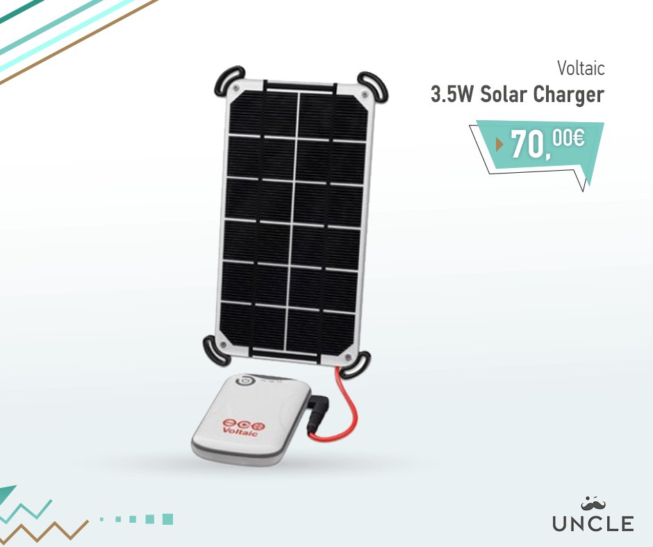 uncle_gr's tweet photo. 🌞 Με τον πανίσχυρο ηλιακό φορτιστή της #Voltaic δεν θα ξεμείνουν ποτέ οι συσκευές σου από μπαταρία!
 ➜ Τσέκαρε εδώ: https://t.co/h2KPTxM2ld https://t.co/WCn2k93eSC
