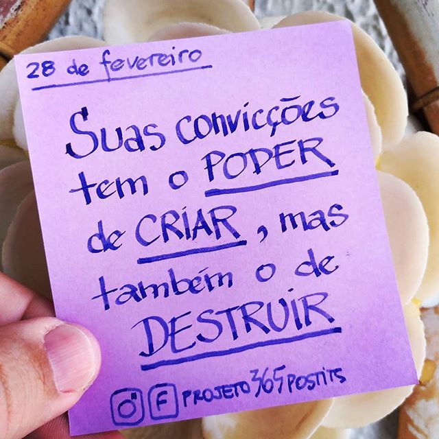 365postits's tweet photo. 28 de Fevereiro - Criação e destruição em suas mãos! 
Curta e compartilhe!
@projeto365postits
#projeto365postits #365postits #postits #foco #garra #determinação #determinacao #motivação #motivacao #emoção #emocao #felicidade #energia #sonhos #objetivo #o… https://t.co/59rYxRYFAv https://t.co/xWymjcuyYU