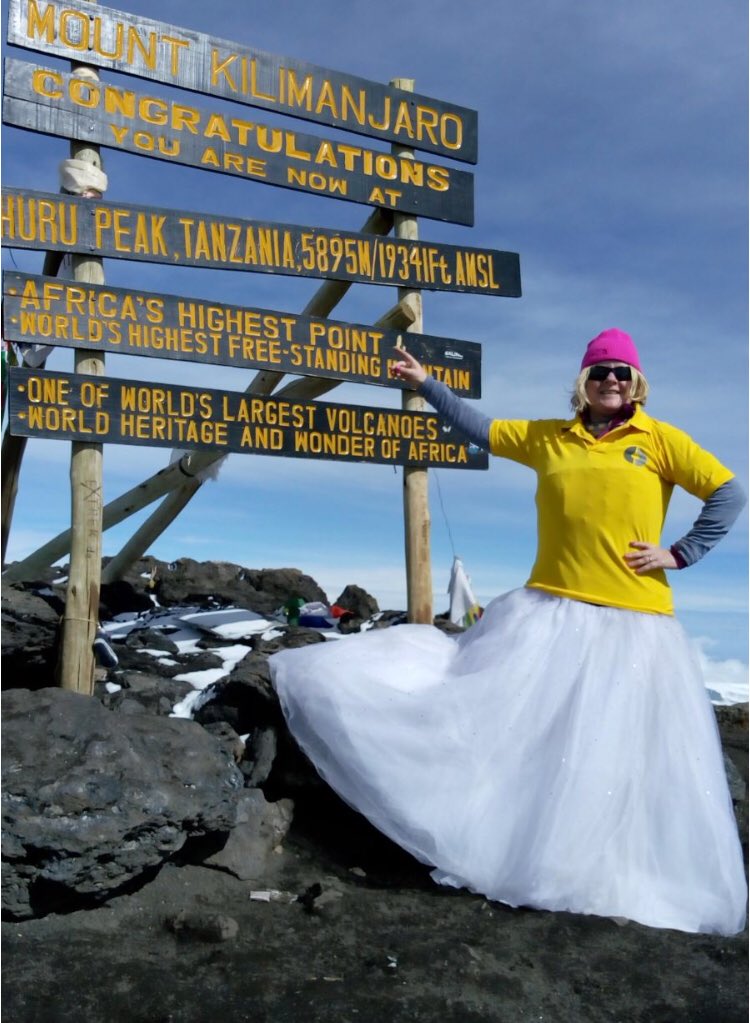 She did it!! Our Amanda has just checked in after her epic climb up Mt Kilimanjaro. You can still sponsor her here mydonate.bt.com/fundraisers/am… <a href="/lucymahdlo/">Lucy Lees</a> <a href="/GarethMahdlo/">Gareth Nixon</a> #OldhamHour