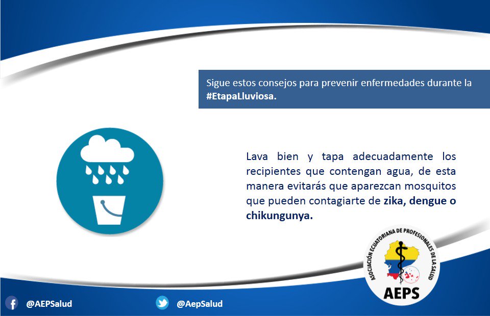 AepSalud's tweet photo. Sigue estos consejos para prevenir enfermedades durante la   #EtapaLluviosa. https://t.co/7bwBNnLuhA