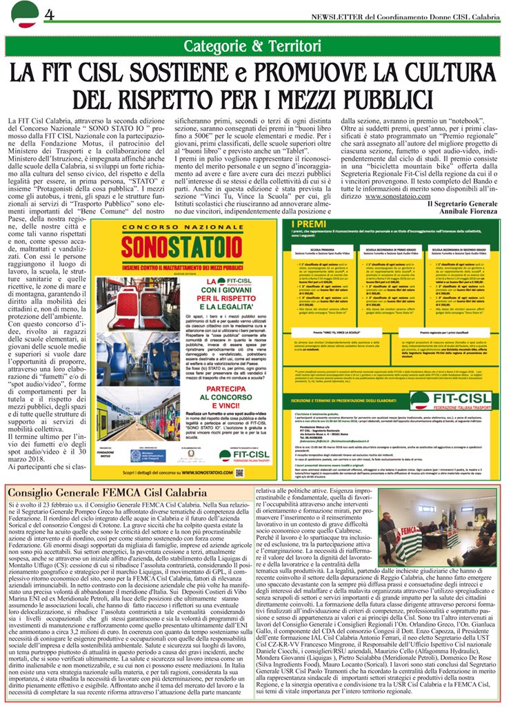 nausicasbarra's tweet photo. “Minerva “ Febbraio 2018 - newsletter del Coordinamento Donne e Giovani Cisl Calabria https://t.co/t6uUfAdbhs