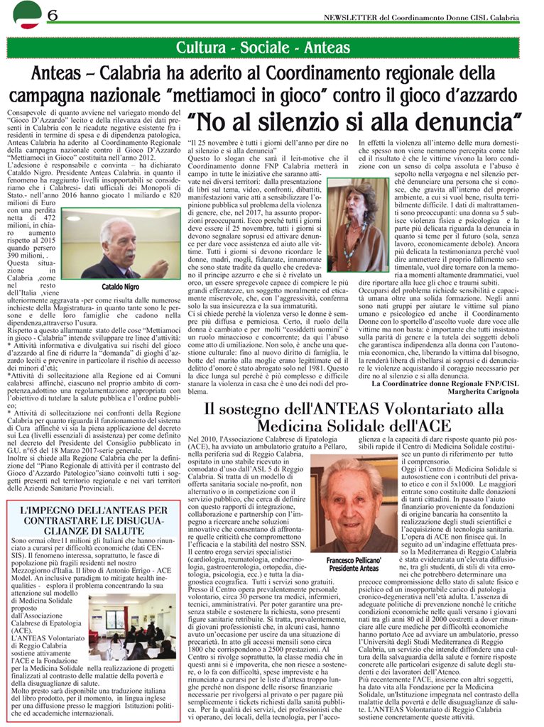 nausicasbarra's tweet photo. “Minerva “ Febbraio 2018 - newsletter del Coordinamento Donne e Giovani Cisl Calabria https://t.co/t6uUfAdbhs