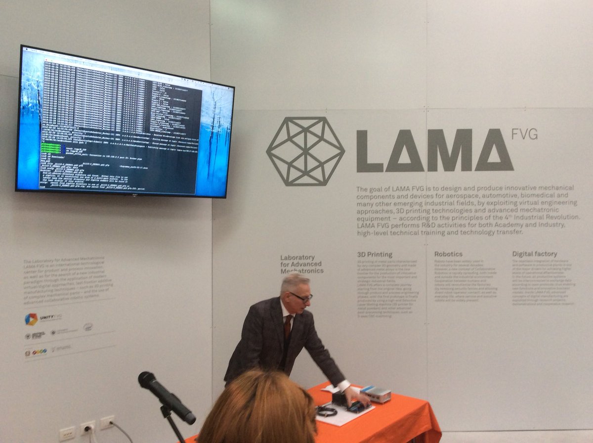 LamaFVG's tweet photo. La giornata si conclude ora con le demo live @LamaFVG @AviresLab https://t.co/hh752gC5Xv