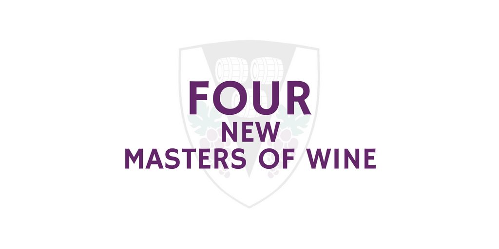 mastersofwine's tweet image. Four new #mastersofwine have joined the Institute today! Congratulations to the new #MWs, read about the new vintage here bit.ly/2FL4g0F