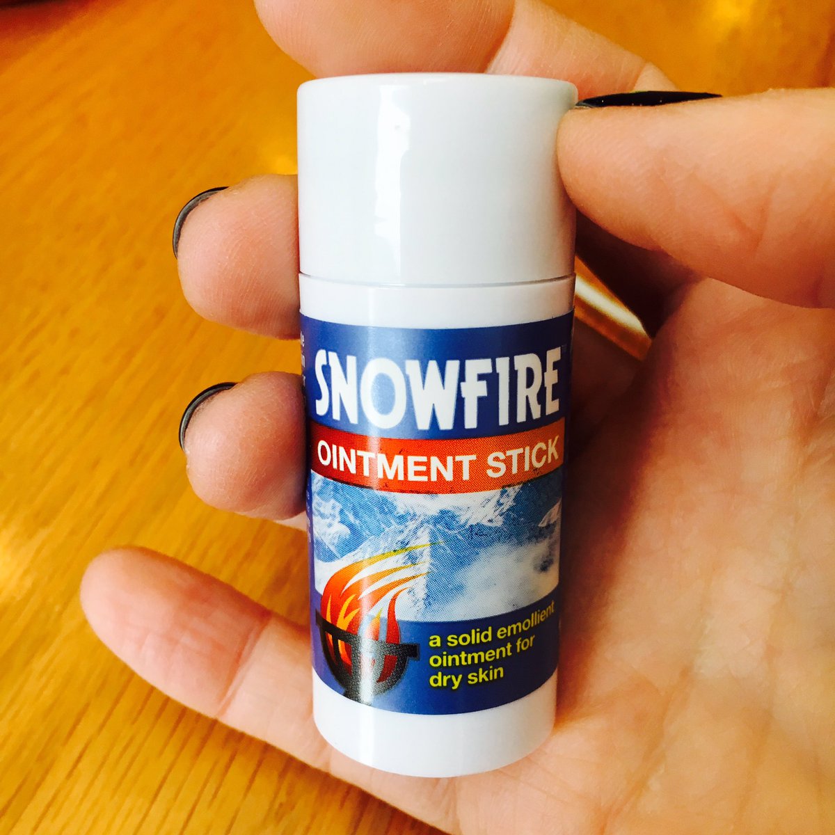 Oh you, the person that named this stuff, the irony is not lost me...

You're an evil genius!! #SnowFire #TheWonderStick #ChilblainRelief