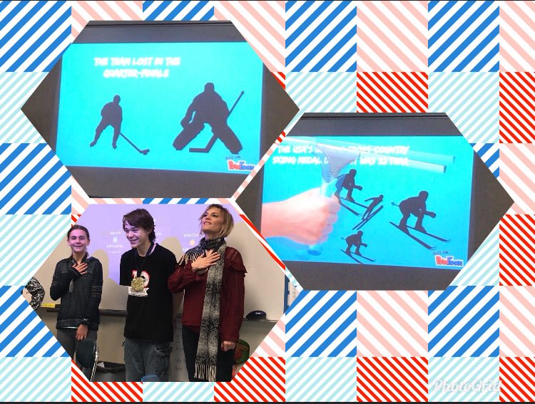 cmslearninglab's tweet photo. Our last Olympic presentation group used animation and a medal ceremony to teach the class! #learninglab #periodb https://t.co/WEXx4rzIKP