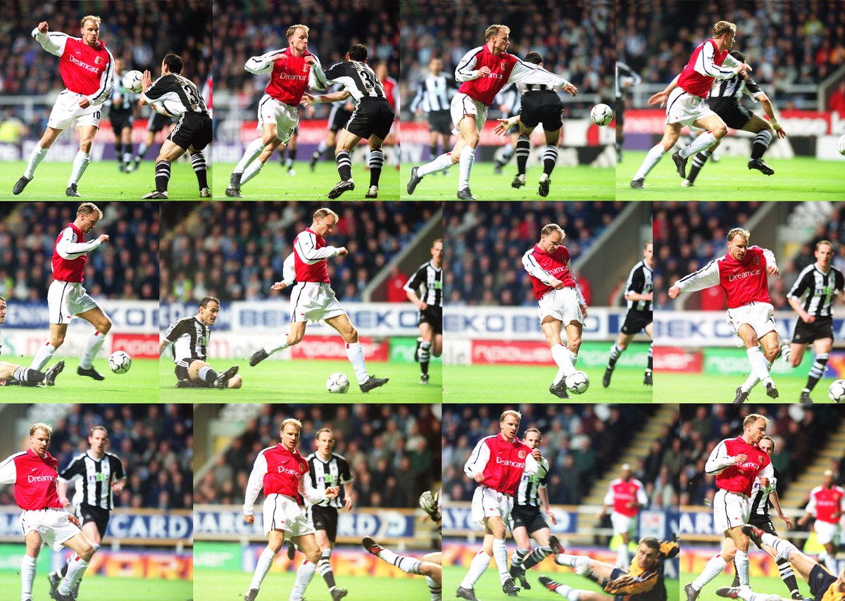 Stuart_PhotoAFC's tweet image. 16 years ago today in Newcastle. My favourite Arsenal goal scored by my favourite Arsenal player #DB10 #DennisBergkamp #arsenal